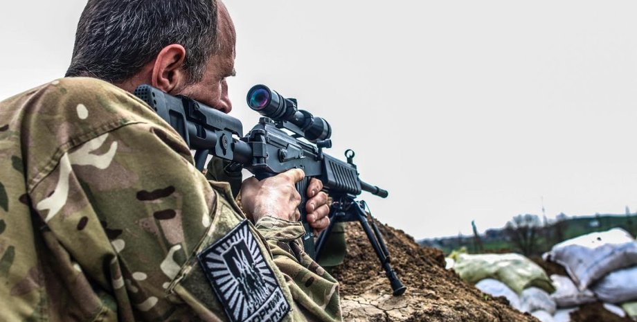 Позиции сил АТО в Широкино / Фото: Ноа Брукс