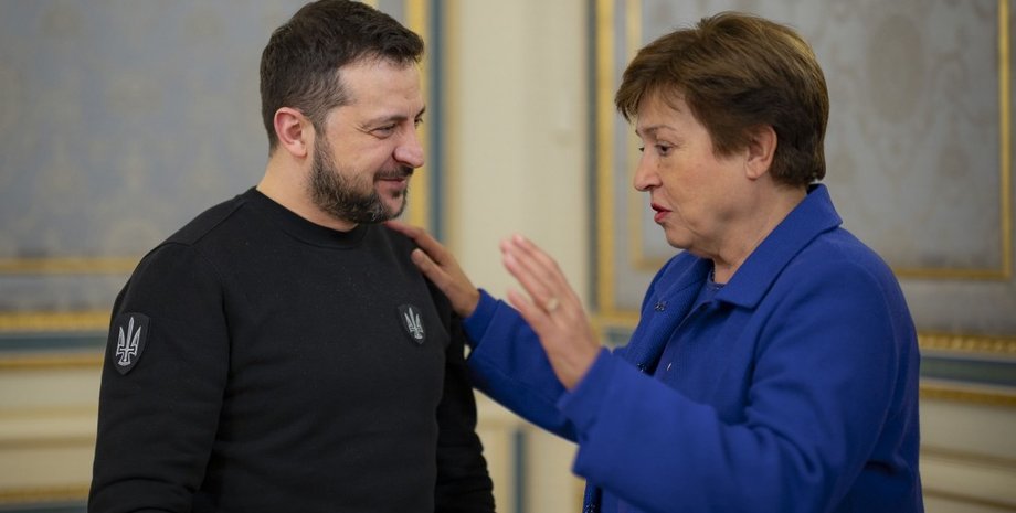 Володимир Зеленський і Крісталіна Георгієва