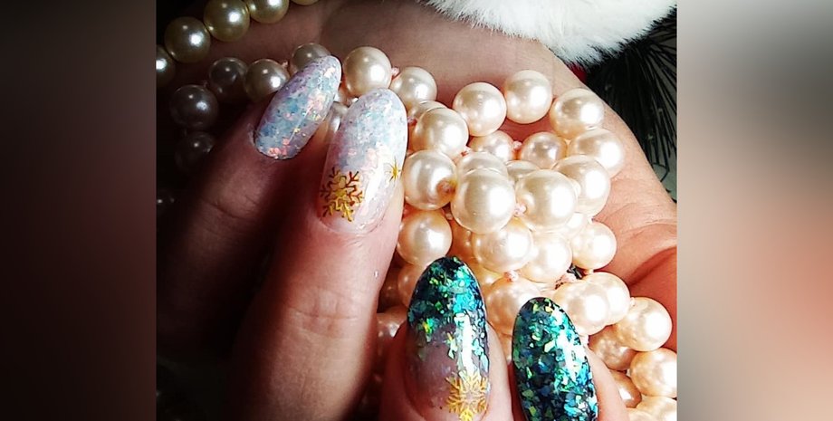 маникюр на новый год