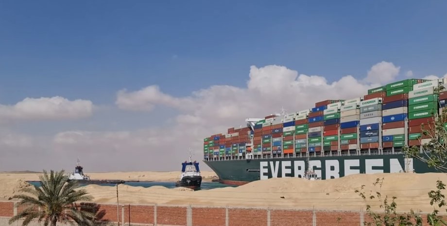 Ever Given, Суэцкий канал, контейнеровоз