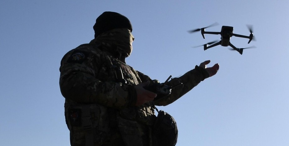 Nach Angaben des Kommandanten des Bataillons von Drohnen Vadim Mazevich steht de...