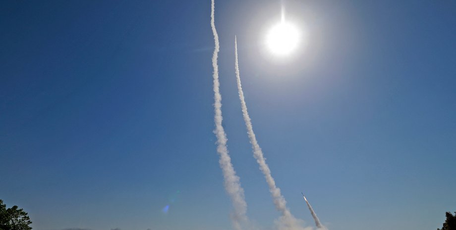 Система "Железный купол" в действии