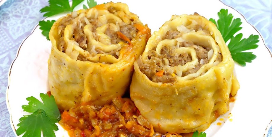 штрулі,штрулі з фаршем