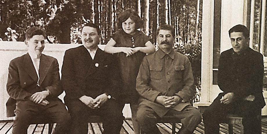діти Сталіна, Жданов, Сталін, ретро фото