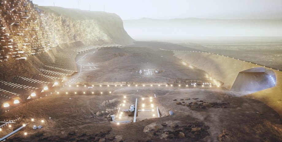 Марс, поселение, колонизация, город