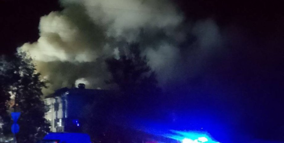 пожар, общежитие