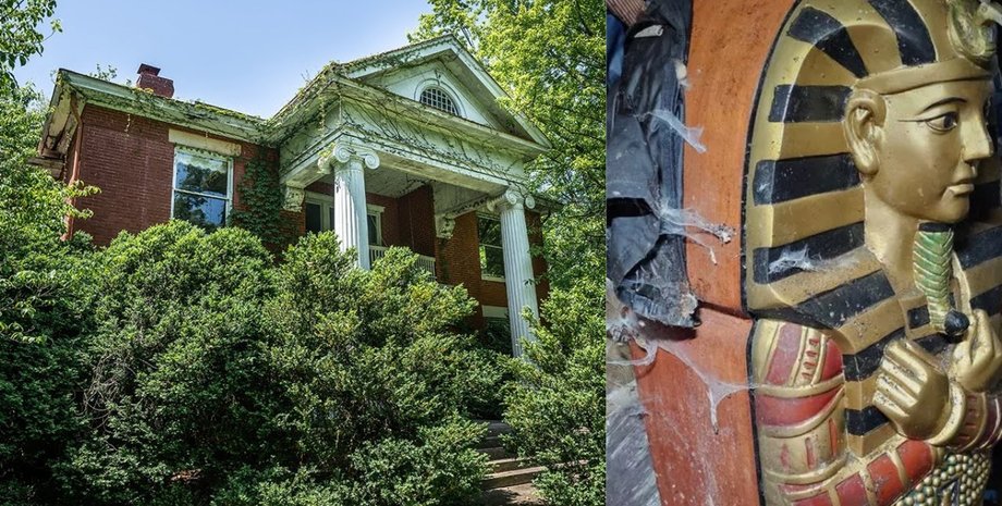 Вещи в заброшенном доме, заброшенный дом, древние артефакты, Древний Египет, городские исследователи, заброшенный дом,