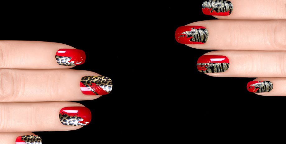тигровый маникюр новый год 2022 фото