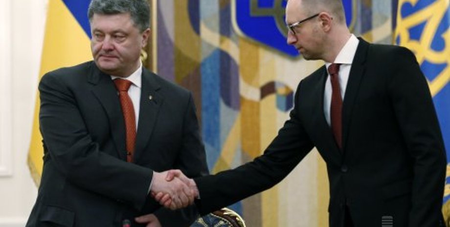 Петр Порошенко и Арсений Яценюк / Фото: "УНИАН"