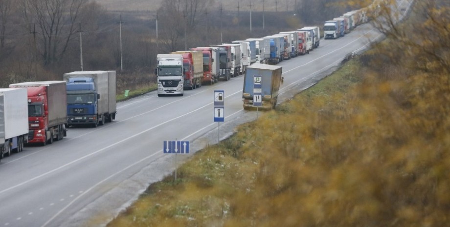 Польша, Украина, граница Польши с Украиной, дальнобойщики, очереди, пробки на границе, забастовка, разногласия, фуры
