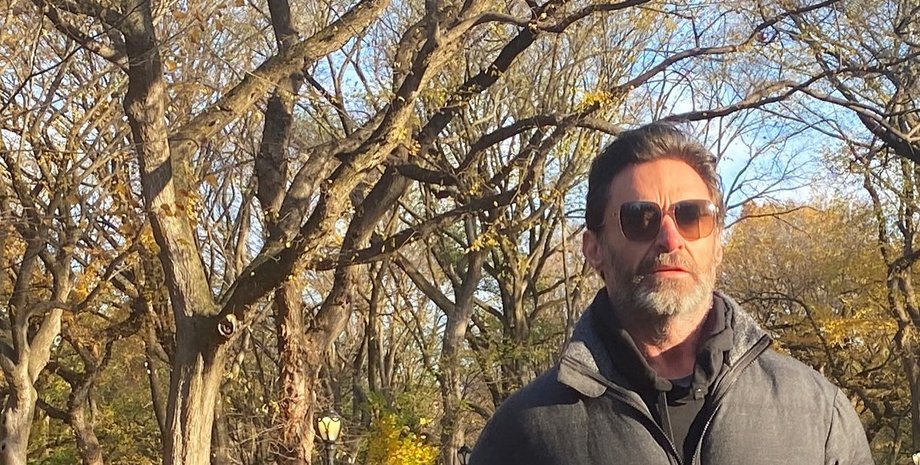 Г'ю Джекман, прогулянка, Нью-Йорк