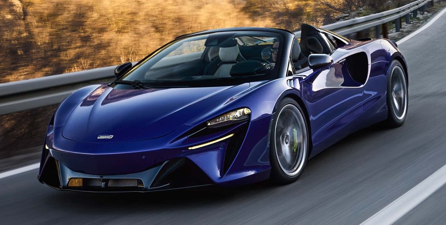 McLaren Artura Spider, McLaren Artura, суперкар McLaren, McLaren Artura 2024