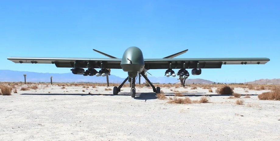 The drone was equipped with two Dillon Aero Dap-6 Minigun guns with a 3,000-minu...