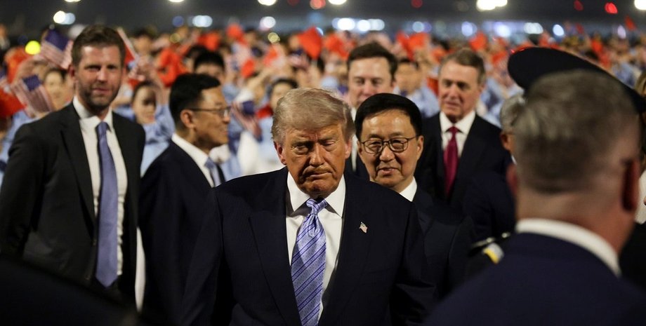 дональд трамп у Китаї дональд трамп прилетів до Китаю