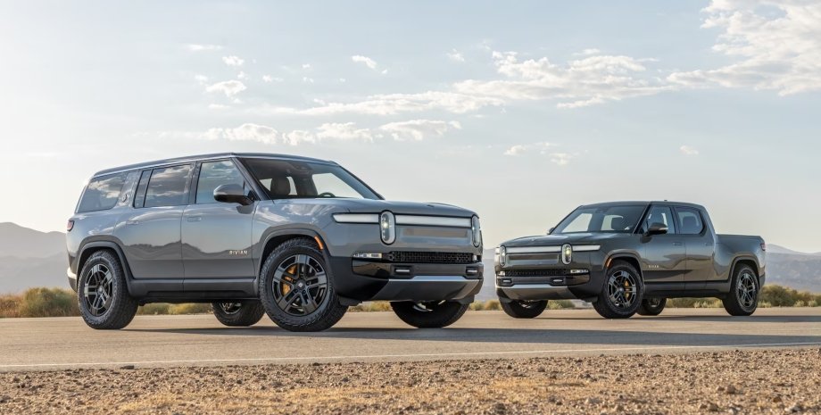 Rivian R1T Rivian R1T, Rivian R1S, пікап Rivian, електромобіль Rivian, новий Rivian R1T, новий Rivian R1S