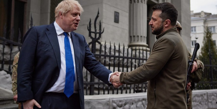 Борис Джонсон, владимир зеленский, истребители, поддержка