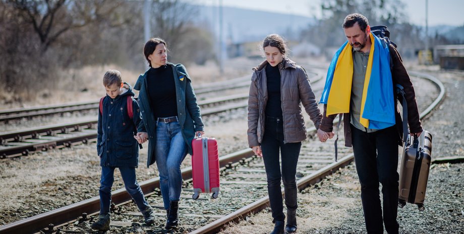 Україна, біженці, війна, фото