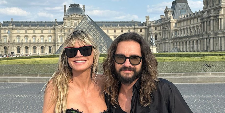 Хайди Клум и Том Каулитц, муж Хайди Клум, певец Сил, Лени Клум, дочь Хайди Клум, немецкая топ-модель