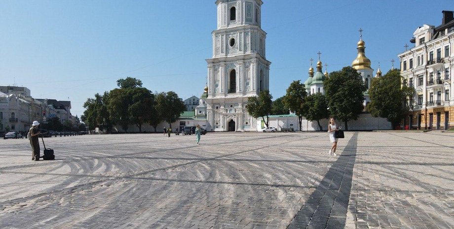 Киев, Софийская площадь, дрифт,