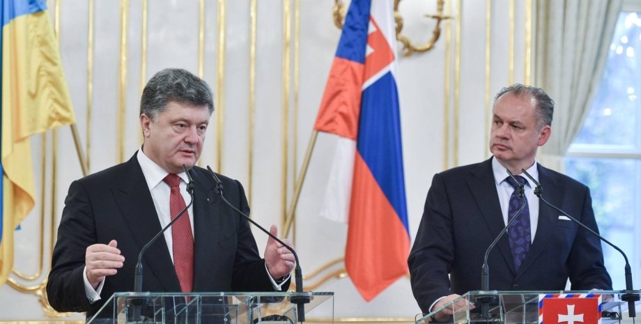 Петр Порошенко и Андрей Киска / Фото пресс-службы президента Украины