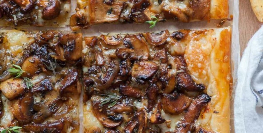 Пирог с луком и грибами Пирог с луком и грибами, пирог с грибами, пирог рецепт, популярный рецпет пирога