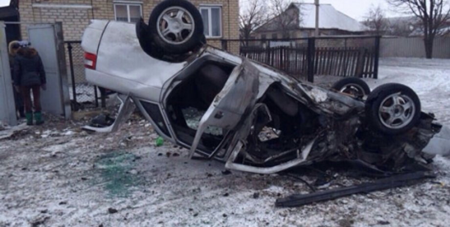 Последствия обстрела Дебальцево 19 января / Фото: УМВД в Донецкой области