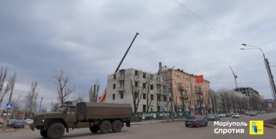 Военная машина ВС РФ, грузовик ВС РФ, ВС РФ Мариуполь, ВС РФ Волноваха, ВС РФ Донецкая область, ВС РФ Шахтерское направление