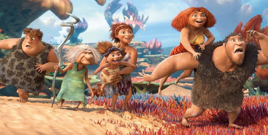 семейка крудс, мультфильм