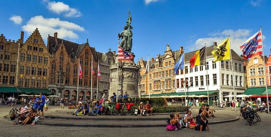 брюгге, туристы, наплыв туристов