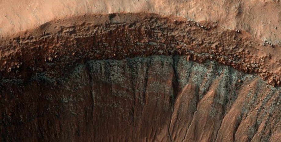 Марс, кратер