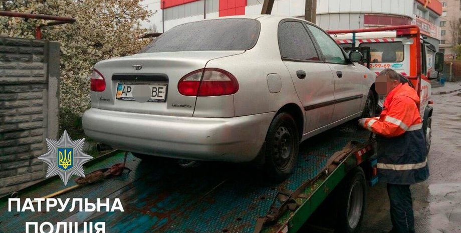 Daewoo Lanos на эвакуаторе, машина на эвакуаторе, машину угнали на эвакуаторе, угон машины эвакуатором