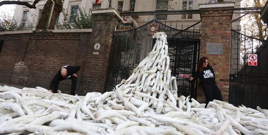 Акция в Лондоне / Фото: facebook.com/TheSyriaCampaign