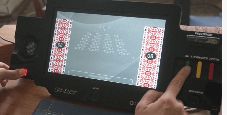 система, рада-4, голосование