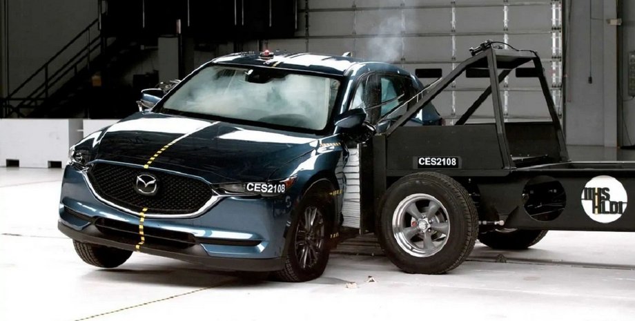Краш-тест Mazda CX-5, краш-тесты, Mazda CX-5, краш-тесты