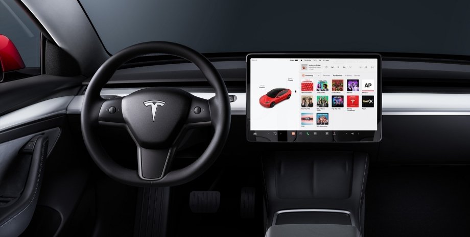 Tesla, Tesla Model 3, Интерьер, Авто, Автомобили, Электромобили, Фото, Хакеры, Взлом, Награда, Кибербезопасность