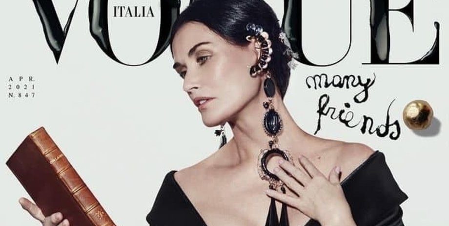 Деми мур, обложка, Vogue Italia