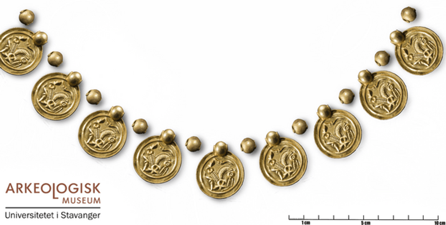 металошукач, скарб, Норвегія, золото, прикраса, намистина, археологія, археолог, лікар, знахідка століття, норвежець, археологічні об’єкти, намисто