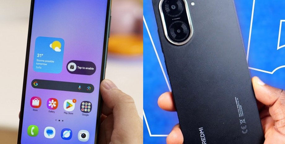 Samsung Galaxy A07 против Redmi A5 сравнение смартфоны