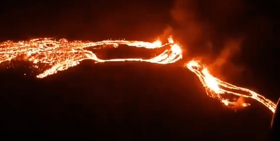 Исландия, вулкан, извержение, Фаградальсфьядль