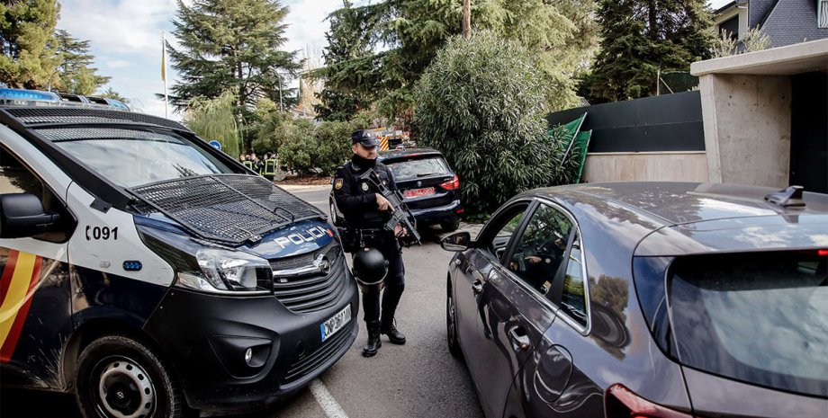 теракт взрыв посылка взрывчатка посольство Украина США Мадрид