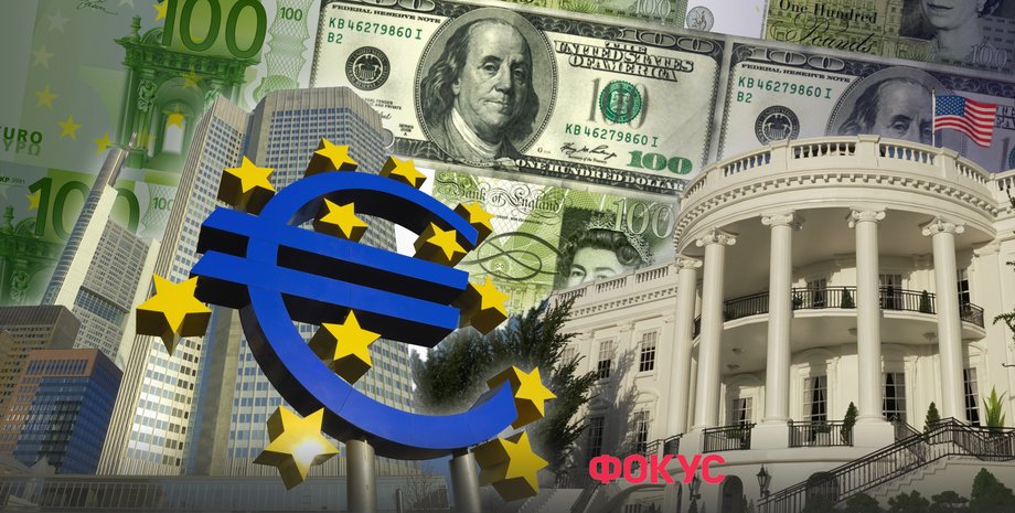 доллар, евро, США, Трамп, политика администрации Трампа, падение доллара