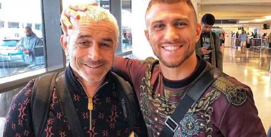 Василий Ломаченко с отцом Анатолием/Фото: 24 Спорт