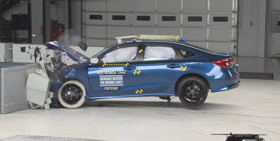 Honda, Honda Civic, Краш-тест, Безпека, Експерти, Захист пасажирів, США, Відео, Авто, Автомобілі, Компактні авто