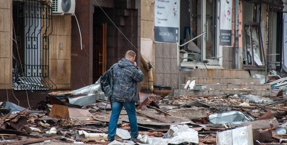 Харьков после ракетных обстрелов оккупантами