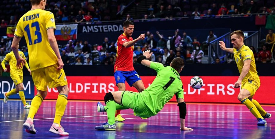 Испания Украина футзал Евро-2022