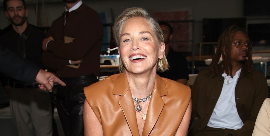 Шэрон Стоун Шэрон Стоун, неделя моды в милане. модный показ, модный образ шэрон стоун