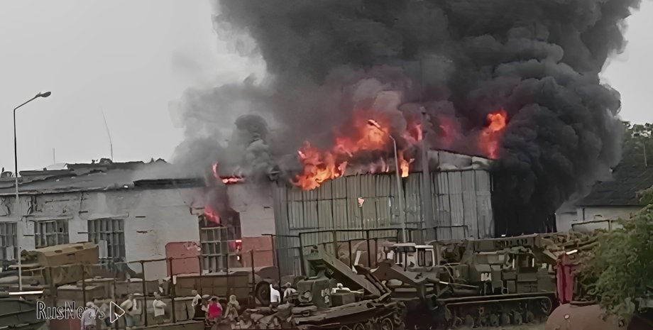 Пожежа в Георгієвську, фото