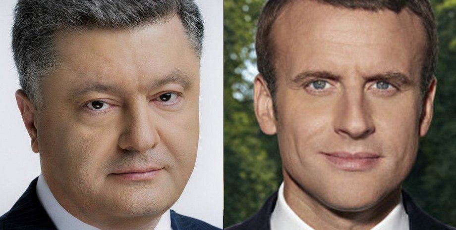 Петр Порошенко и Эммануэль Макрон/Фото: president.gov.ua