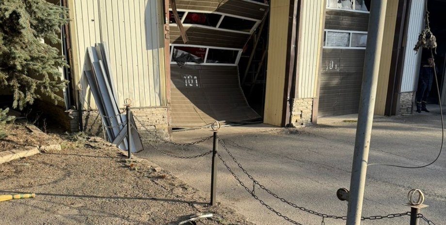 пожежна частина в Дружківці Ударний дрон атакував пожежну частину в Дружківці