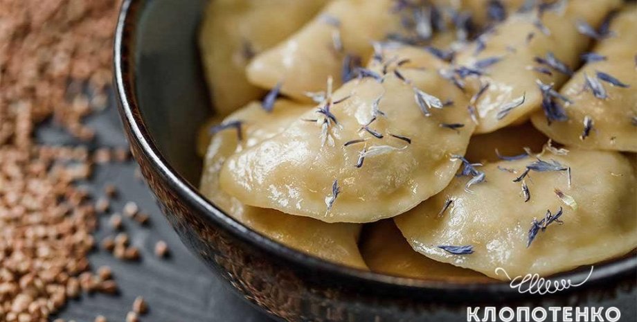 рецепты от Евгения Клопотенко, рецепт вареников, украинские блюда, как готовить вареники, вареники с гречкой